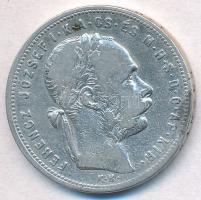 1881KB 1Ft Ag "Ferenc József / Középcímer" T:2-,3
Adamo M15