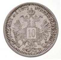 Ausztria 1872. 10kr Ag "Ferenc József" T:1,1- kis patina
Austria 1872. 10 Kreuzer Ag &quo...