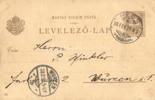 1898 Árpád a vezérekkel, Ezredéves Országos Kiállítás, 2Kr Ga. litho (EK)