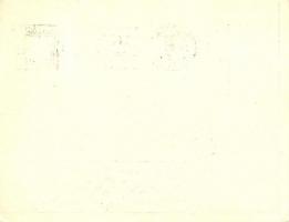 6 db régi Bozó művészlap, IBOSZ reklámlap alkalmi bélyegzésekkel (Nyaraljon Csillaghegyen, Légy jó a...