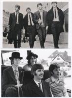 cca 1967 Beatles, Fekete György (1904-1990) budapesti fényképész gyűjtéséből, 2 db mai nagyítás, 10x15 cm