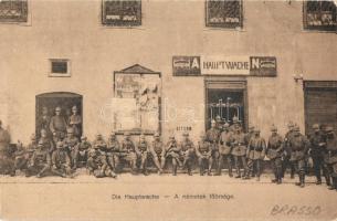 1916 Brassó, Kronstadt, Brasov; Die Befreiung Kronstadts, Die Hauptwache / Brassó felszabadítása, a németek főőrsége / entry of the German troops, main guard station (EK)