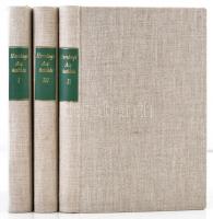 Harsányi Zsolt: Az üstökös I-III. kötet. Bp., 1933, Singer és Wolfner. Átkötött modern egészvászon-kötés, körbevágott, az eredeti papírborítókat bekötötték. Jó állapotban.