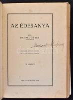 [Mindszenty] Pehm József: Az édesanya I.-II kötet. Zalegerszeg, 1940, Zrinyi Nyomdaipar Rt. Harmadik...