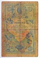 1888. 1Ft/1G T:III-,IV
Hungary 1888. 1 Forint / 1 Gulden C:VG,G 
Adamo G126