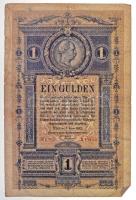 1882. 1Ft / 1G T:III- ly.
Hungary 1882. 1 Forint / 1 Gulden C:VG hole 
Adamo G125