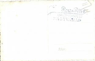 1940 Nagyvárad, Oradea; bevonulás, Soós István polgármester üdvözli az érkező katonákat a vasútállom...