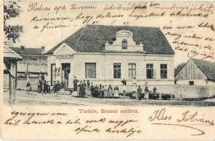 Türkös, Turches (Négyfalu, Sacele); Egyed István üzlete / shop (EK)