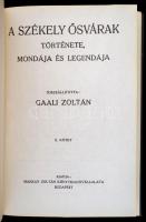 A székely ősvárak története, mondája és legendája. I-II. kötet. Bp.-Csíkszereda, 1993, Akadémiai Kia...