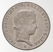 1848B 10kr Ag "V. Ferdinánd" T:1,1-