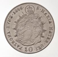 1848B 10kr Ag "V. Ferdinánd" T:1,1-