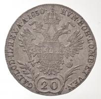Ausztria 1830C 20kr Ag "I. Ferenc" T:1-
Austria 1830C 20 Kreuzer Ag " Franz I" ...