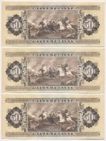 1983. 50Ft (3x) sorszámkövetők T:I