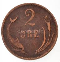 Dánia 1883(?) 2ö Br "IX. Keresztély" T:2,2- kis ph.
Denmark 1883(?) 2 Öre Br "Christ...