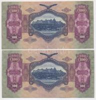 1930. 100P (2x) sorszámkövetők + 1945. 100P (2x) sorszámkövetők + 1945. 1000P (2x) sorszámkövetők, p...