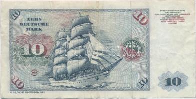 NSZK 1980. 10M T:III 
FRG 1980. 10 Mark C:F 
Krause 31d