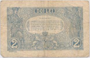 Románia 1915. 2L T:III  
Romania 1915. 2 Lei C:F
Krause 18