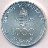 1995. 1000Ft Ag "Integráció az EU-ba-ECU" T:BU kis patina