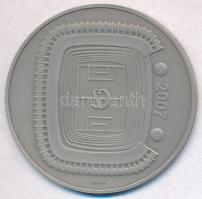 Rónay Attila (1971-)  2007. "Puskás Ferenc 1927-2006" patinázott Ag emlékérem, tanúsítvánn...