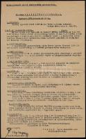 1930 M. kir. 1. honvéd tábori tüzérosztály parancsnokság 33. és 198. számú osztály napiparancsai, 2 db