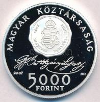 2007. 5000Ft Ag "Batthyány Lajos" tanúsítvánnyal T:PP Adamo EM209