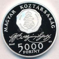 2007. 5000Ft Ag "Batthyány Lajos" tanúsítvánnyal T:PP Adamo EM209