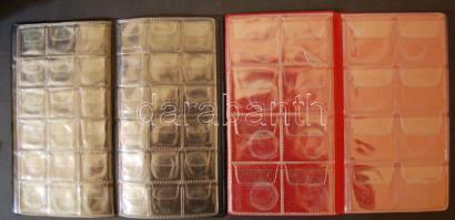 2db kisméretű, használt éremberakó, 1x 32 és 1x 72 férőhellyel