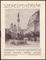 cca 1930-1940 Székesfehérvár utazási prospektus, fekete-fehér fotókkal, magyar, angol, francia, német és olasz nyelven. Bp., Csitáry-Nyomda, 16 p.