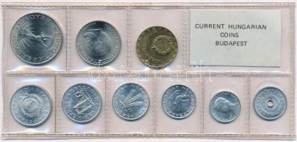 1981. 2f-10Ft (9xklf) érmés forgalmi sor fóliatokban T:1 Adamo FO14