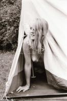 cca 1972 Vadkempingben szelíd-szolid erotikus felvételek, 27 db vintage negatív, 24x36 mm