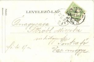 Ada Kaleh, Magyar-román-szerb határ / Hungarian-Romanian-Serbian border (kis szakadás / small tear)