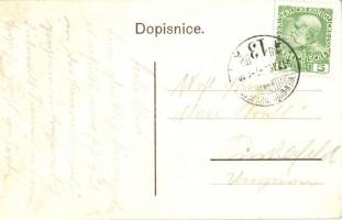 Tlumacov; street view, church (r)