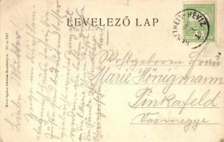 Hévíz, Tükörfürdő, fürdőzők. Mérei Ignác kiadása (b)