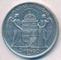 1939. 5P Ag "Horthy balra" T:2 ph.
Adamo P8.2