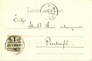 Szombathely, Széchenyi tér, Szily János utca. Özv. Fekete Istvánné kiadása