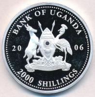 Uganda 2006. 2000Sh Ag "A labdarúgás halhatatlanjainak csarnoka - Magyarország 1950-es évek / P...