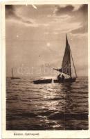 Balaton - 3 régi képeslap, 1 Siófok