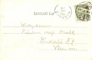 Budapest - 5 db régi városképes lap