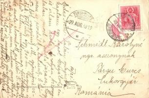 8 db régi magyar és történelmi magyar városképes lap (Kassa, Munkács, Nagyberezna, Palicsfürdő, Szab...