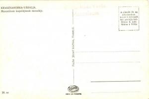 8 db régi magyar és történelmi magyar városképes lap (Krasznahorkaváralja, Munkács, Palicsfürdő, Sza...