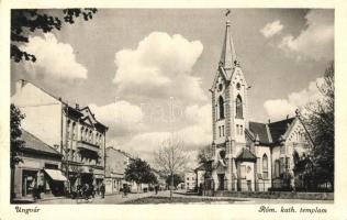 8 db régi magyar és történelmi magyar városképes lap (Krasznahorkaváralja, Munkács, Palicsfürdő, Sza...