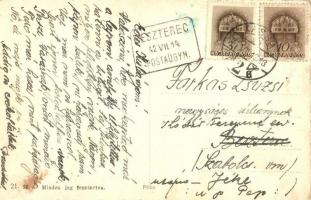 8 db régi magyar és történelmi magyar városképes lap (Kassa, Beregszász, Boldva, Csáktornya, Görömbö...