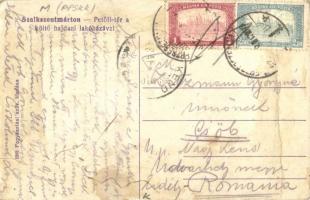 5 db régi magyar és történelmi magyar városképes lap (Szepsi, Szalkszentmárton, Pöstyén, Hajdúszobos...