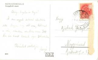 5 db régi magyar és történelmi magyar városképes lap (Szepsi, Szalkszentmárton, Pöstyén, Hajdúszobos...