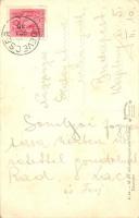 5 db régi magyar és történelmi magyar városképes lap (Szepsi, Szalkszentmárton, Pöstyén, Hajdúszobos...