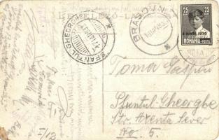 5 db régi magyar és történelmi magyar városképes lap (Homonna (Jeszenői vár), Máriagyüd, Szajol, Sop...