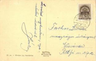 5 db régi magyar és történelmi magyar városképes lap (Homonna (Jeszenői vár), Máriagyüd, Szajol, Sop...