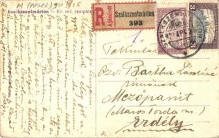 5 db régi magyar és történelmi magyar városképes lap (Balatonlelle, Tiszanána, Szalkszentmárton, Péc...