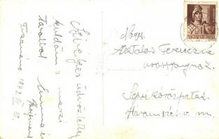 5 db régi magyar és történelmi magyar városképes lap (Balatonlelle, Tiszanána, Szalkszentmárton, Péc...