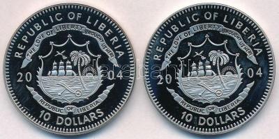 Libéria 2004. 10$ "Szabadság pillanatai - Rákóczi szabadságharc 1703" multicolor + 2004. 1...